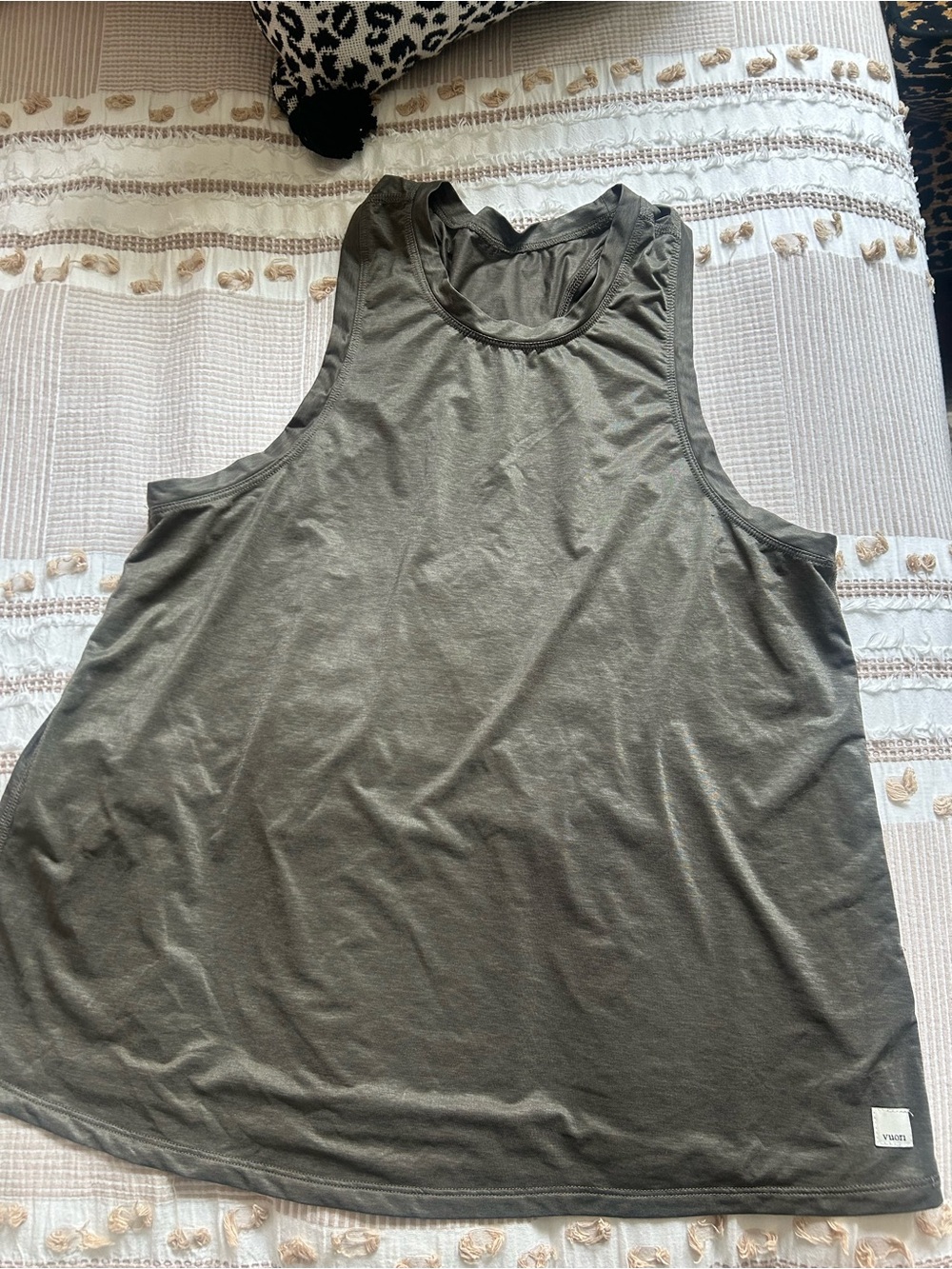 Vuori Olive Muscle Tee Tank Top